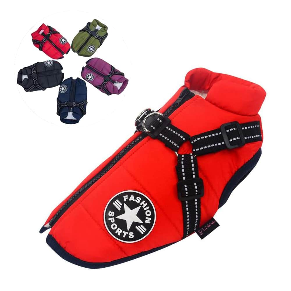 Wasserfeste Hundewinterjacke