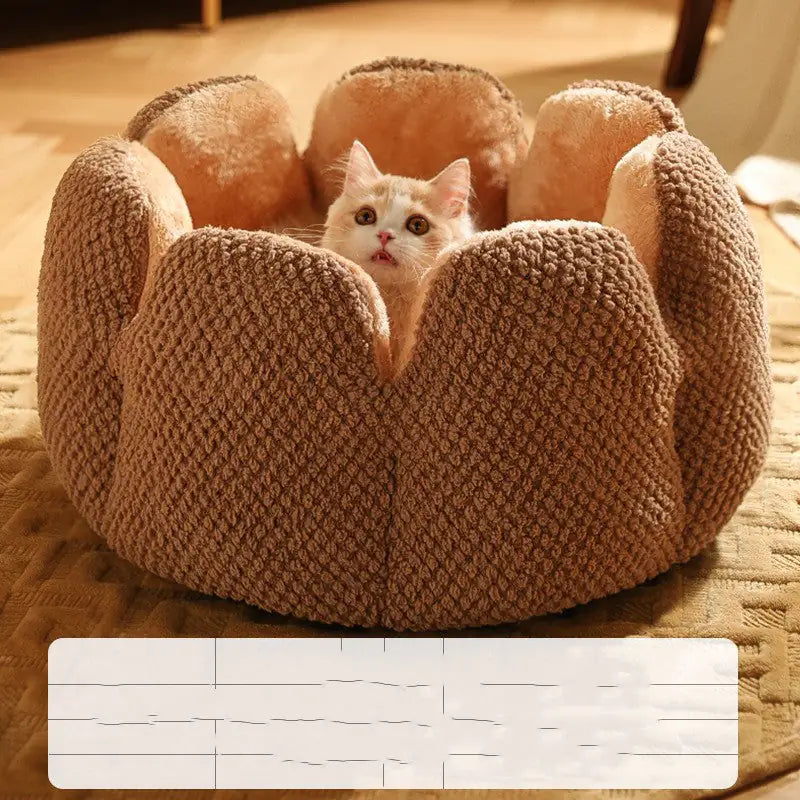 Blumen Katzenbett – Weich und Kuschelig für Deine Katze