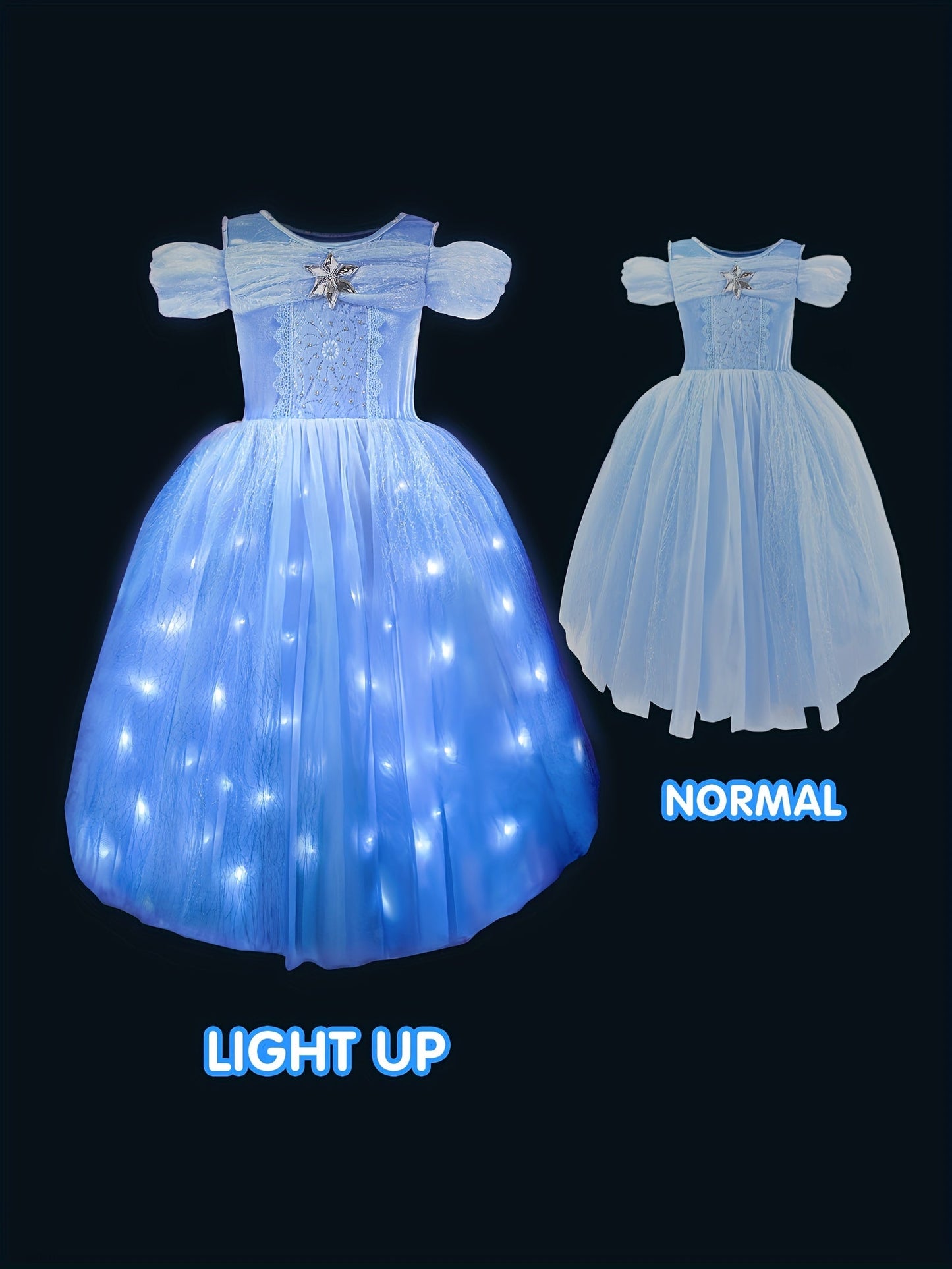 Magisches LED Tutu Kleid für Mädchen – Verzaubernde festliche Erfahrung