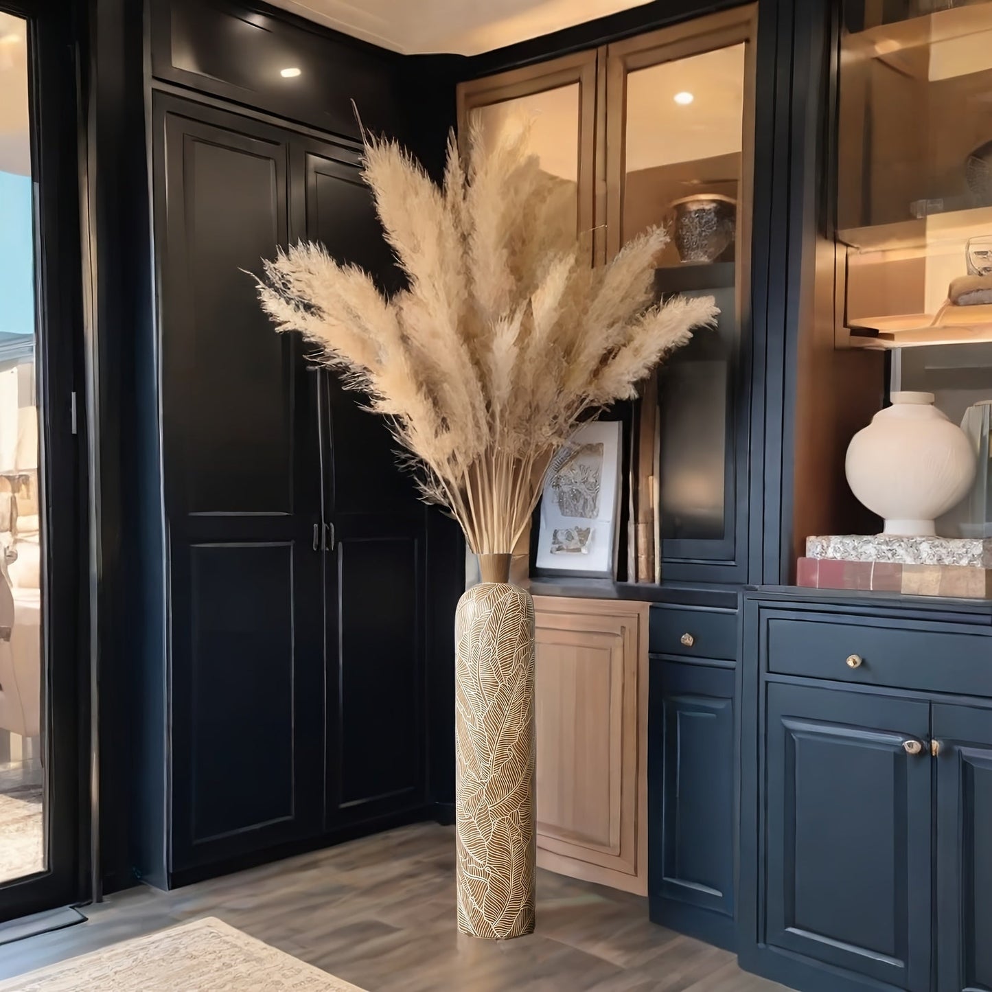 BlattSilber Vase – Für eine Natürliche und Elegante Note