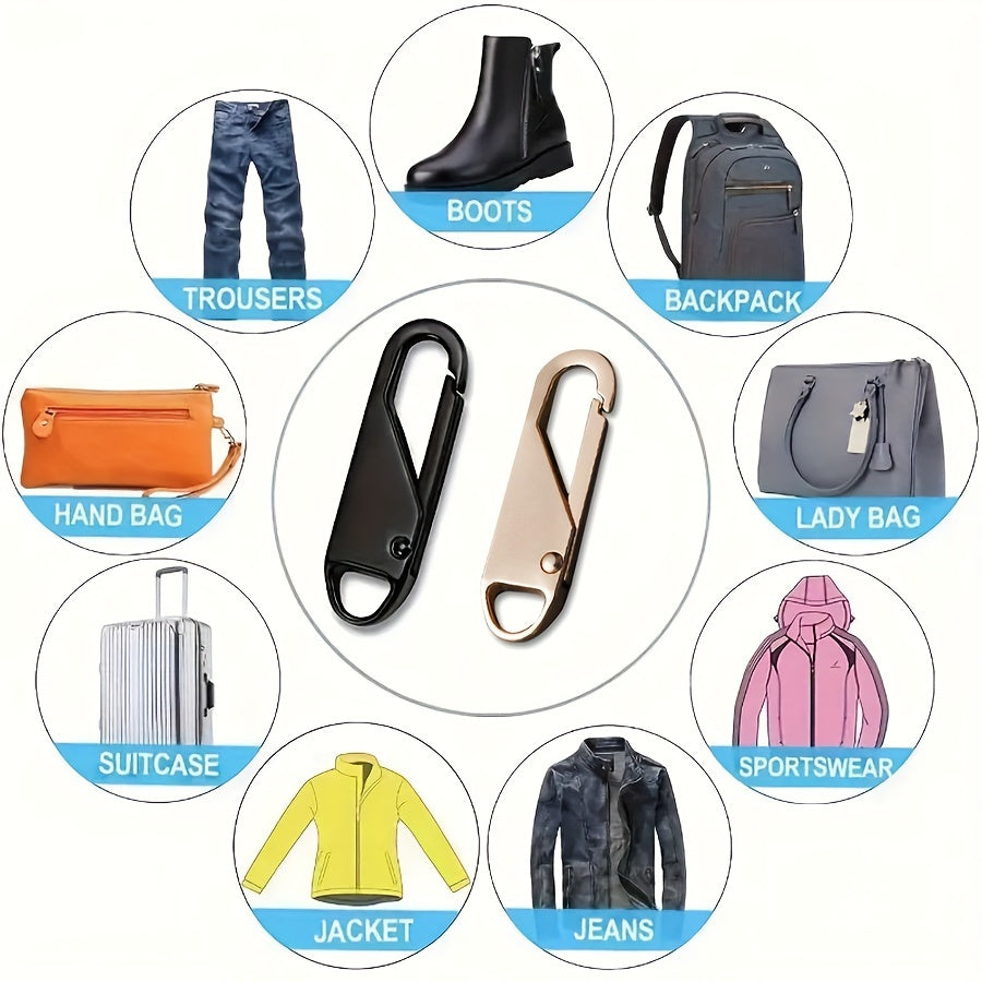 MultiFit Universelle Reißverschlussköpfe – Praktisches Ersatzset von 4