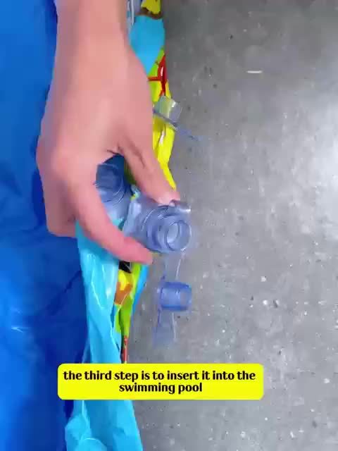 Ozean Splash Aufblasbares Kinderbecken – Dickes PVC für Spaß im Garten