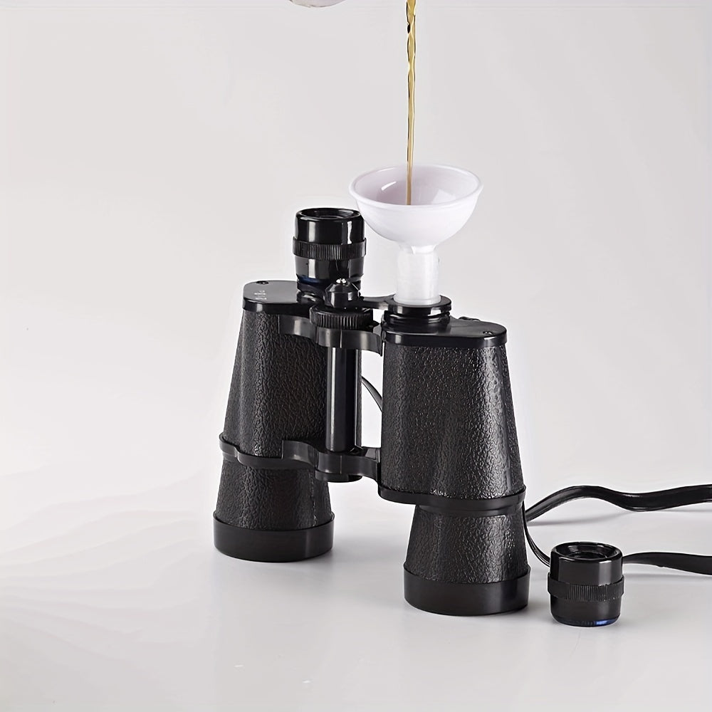 Einzigartige Fernglas-Flasche – 500ml tragbare Flasche mit Trichter
