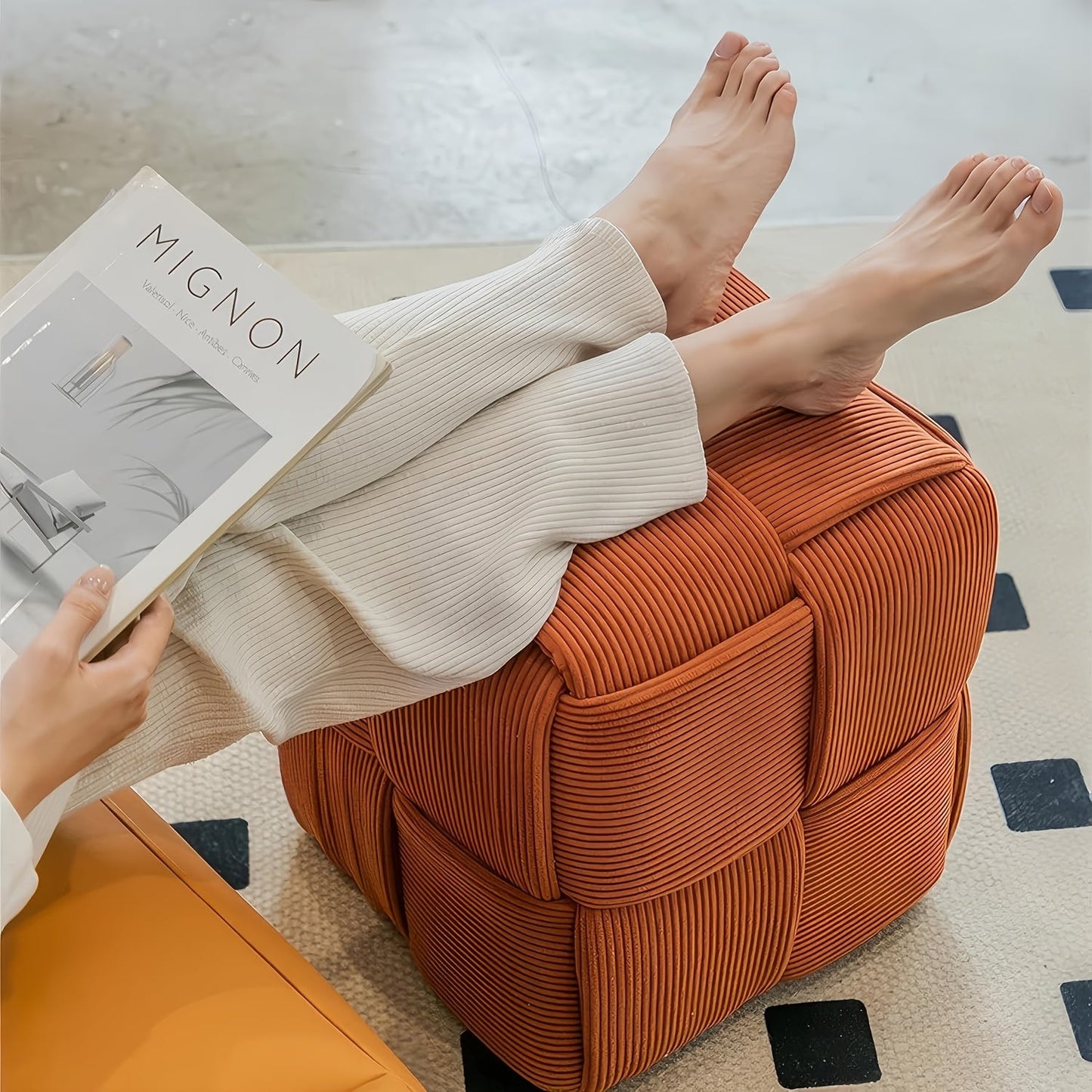 CordyCube Ottoman – Schickes Design und Komfort in Einem