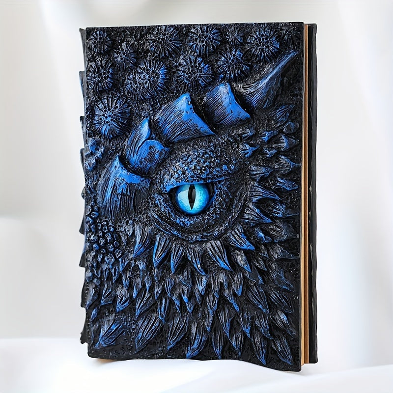 Fantasy Notizbuch mit Drachenauge – Robust und Kunstvoll