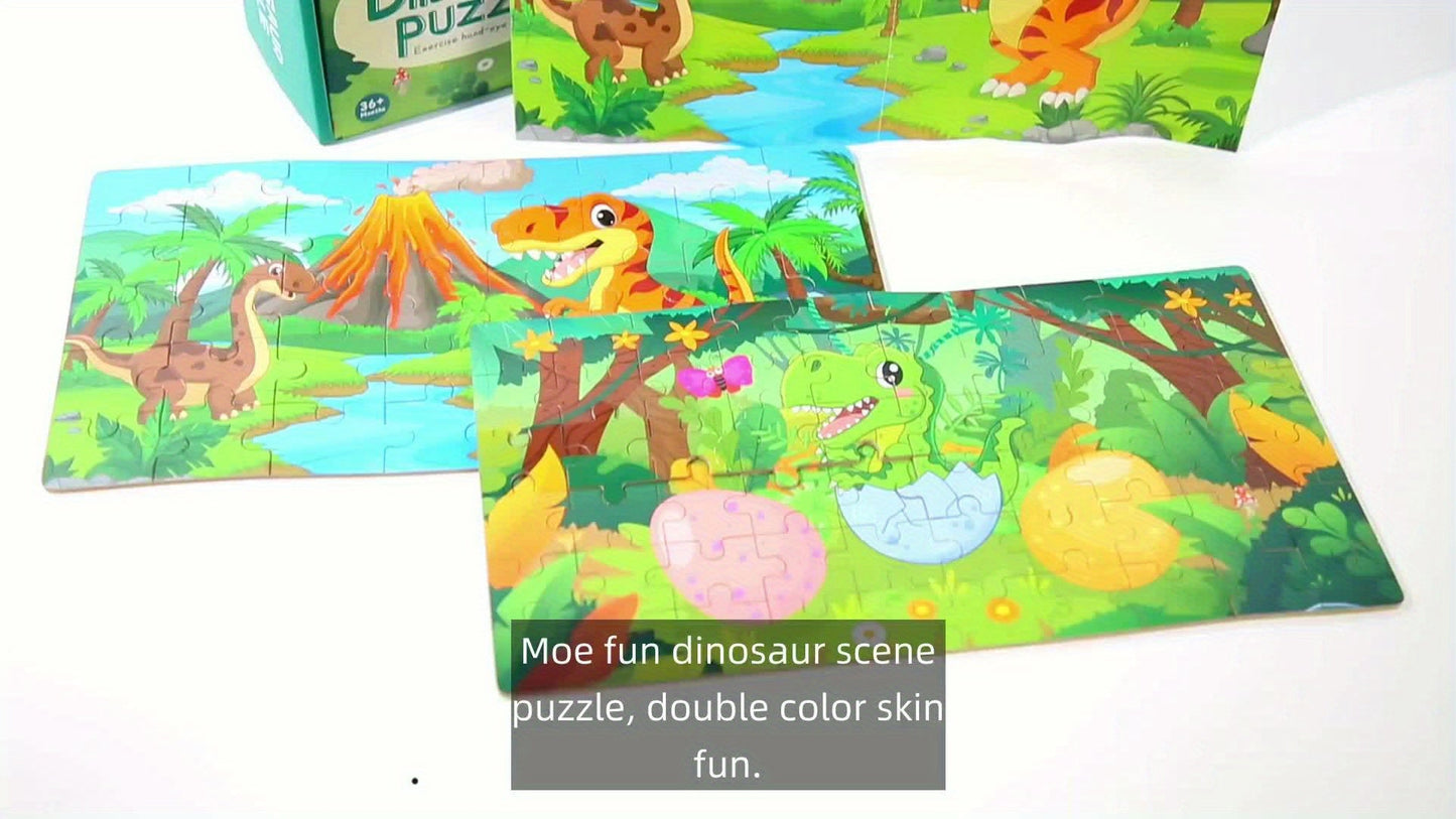 Pädagogisches Dinosaurierpuzzle – Für kreatives Lernen und Spielspaß