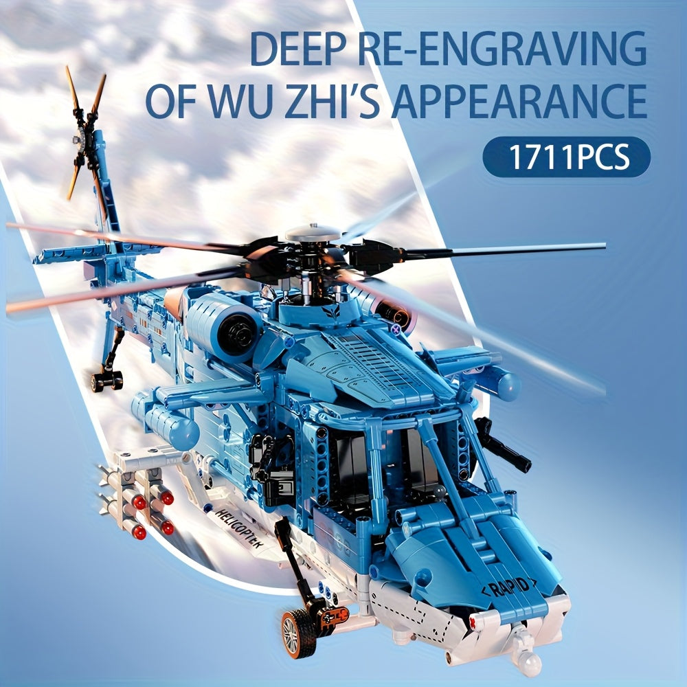 Detailliertes Hubschrauber-Bauset – Technisch und Realistisch