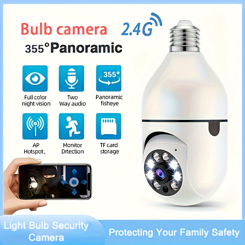 VisionGuard Smart-Lampen-Kamera – Sicherheit und Komfort für dein Zuhause