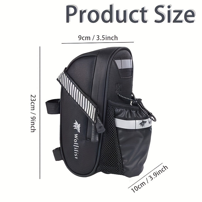 RideSafe Fahrradtasche – Groß, Reflektierend und Praktisch für Unter dem Sattel