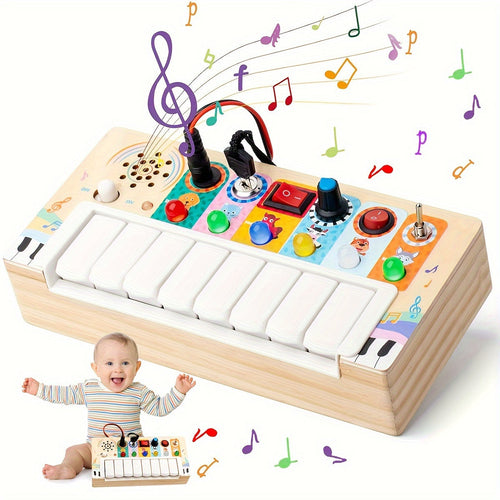 Pädagogisches Musik-Spielbrett für Kinder – Lernen und Spielen mit Klang und Licht