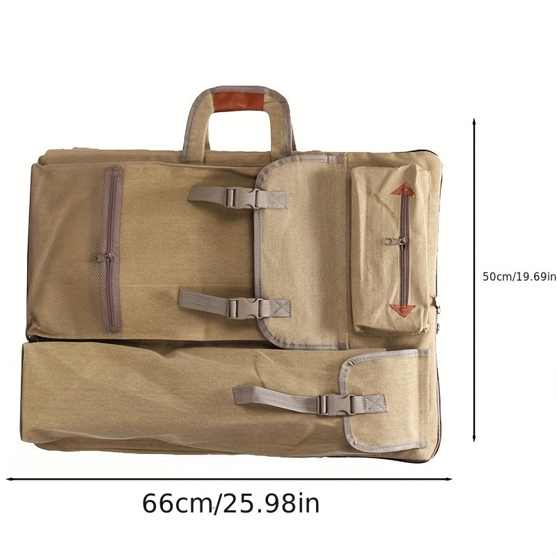 Canvas Zeichenbrett Rucksack – Praktisch, Langlebig und Einfach Mitnehmbar