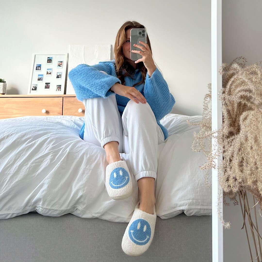 Smiley Comfort Hausschuhe – Für eine fröhliche und warme Atmosphäre