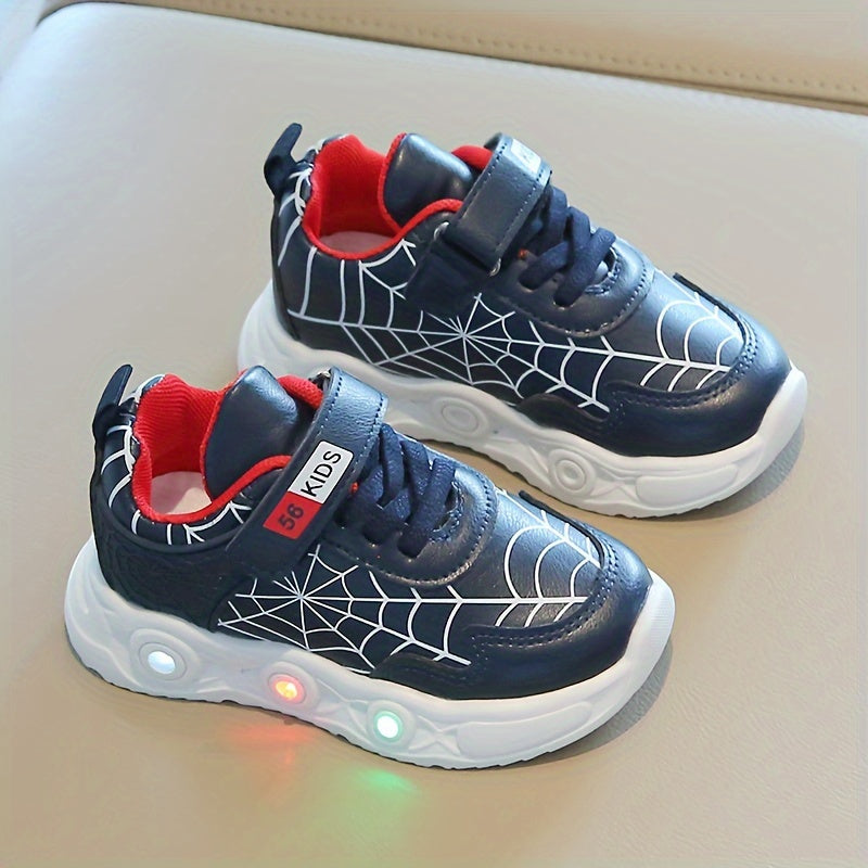 Spider-Net LED Sneakers - Für Abenteuerlustige Kinder