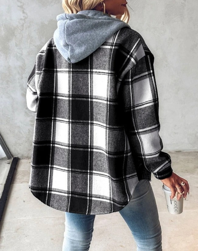 Bequeme Übergangsjacke mit Kapuze – Perfekt für entspannte Tage