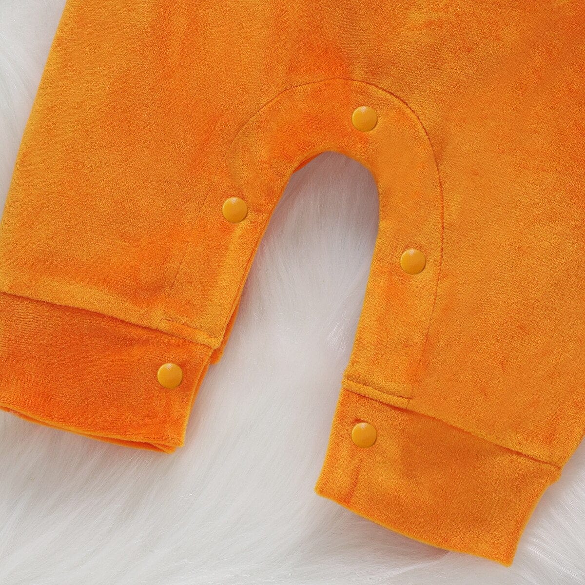 Halloween Kürbis Outfit für Kinder - Niedlicher Jumpsuit mit Mütze und Hausschuhen