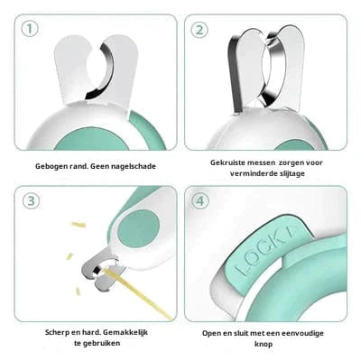 PetCare Nagelschere – Sicher und einfach trimmen mit Licht