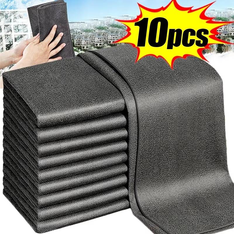 Set von 10 Mikrofasertüchern – Perfekt zum Reinigen