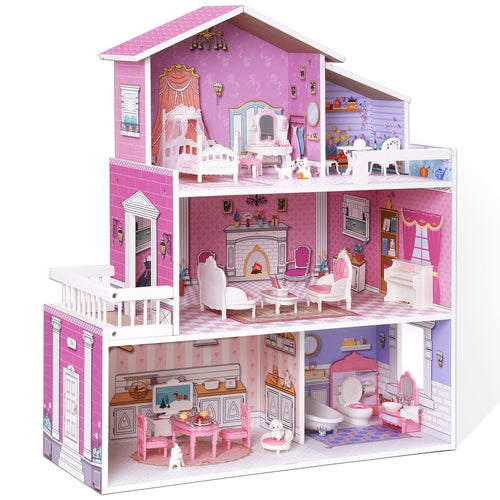 Buntes Puppenhaus – Für fantasievolles Spiel