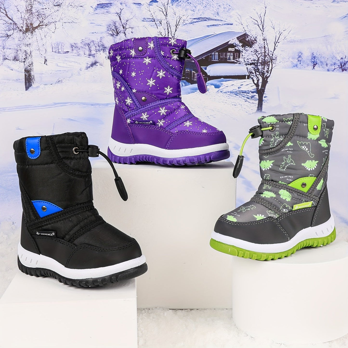 Fröhliche Winterstiefel für Kinder – Wärme und Spaß im Schnee