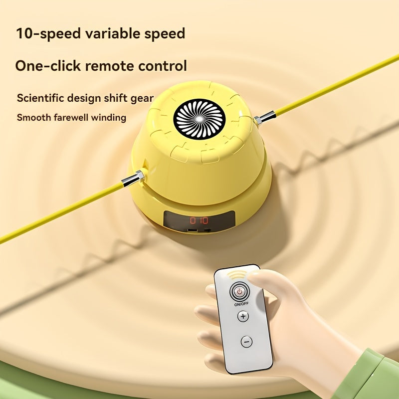 JumpSmart Elektronisches Springseil – Drahtlos mit Digitalzähler und Fernbedienung