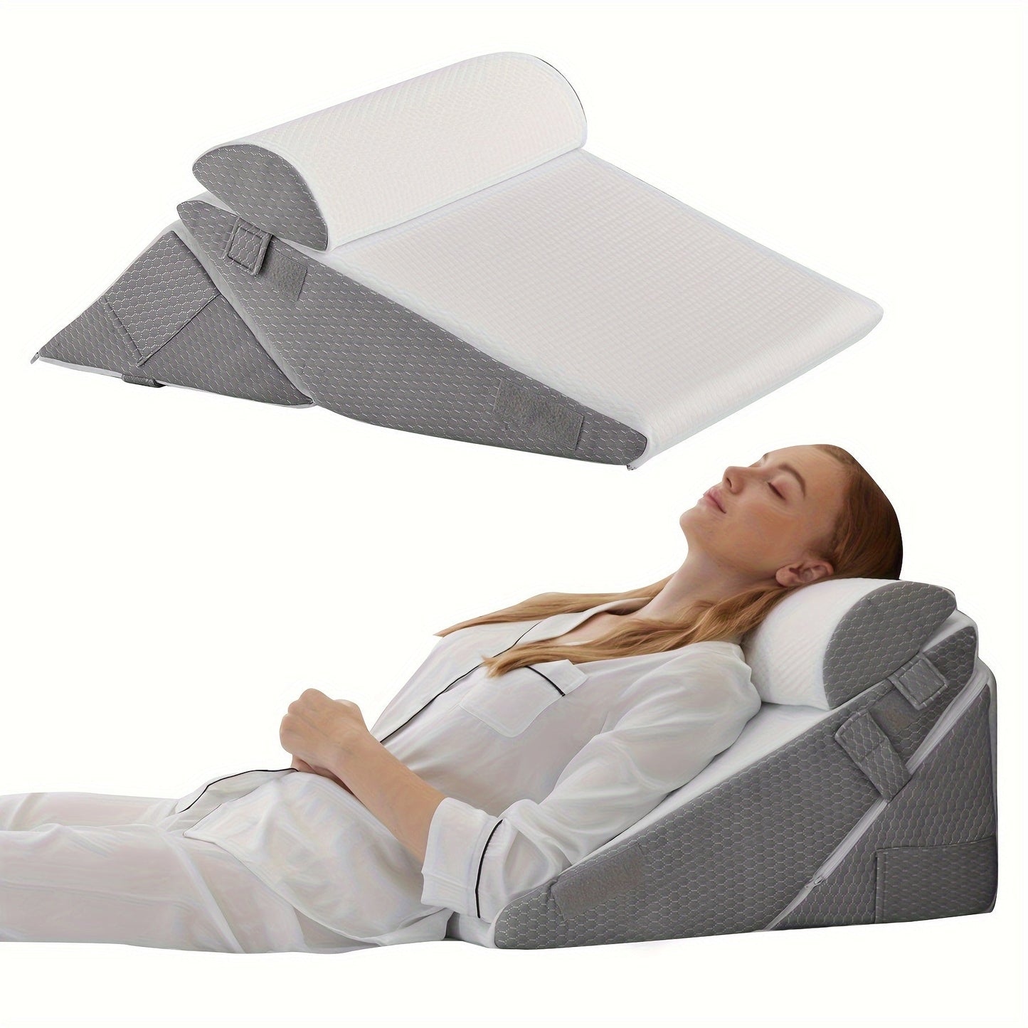 RelaxPlus Verstellbares Bett-Winkelkissen – Komfort und Unterstützung bei der Genesung