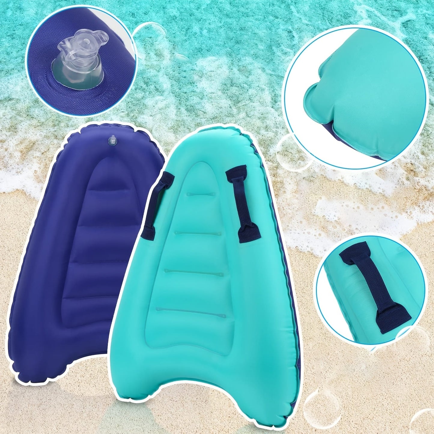FloatBoard – Aufblasbares Surfboard mit Griffen