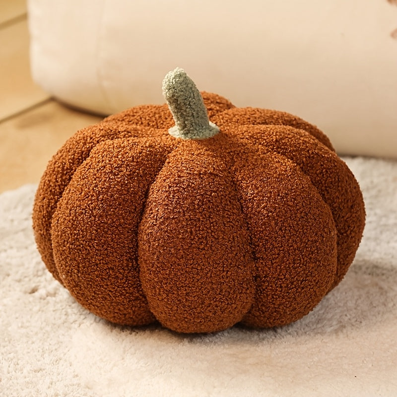 Plüsch Kürbis Kissen – Gemütlich und Weich für Herbstdekoration