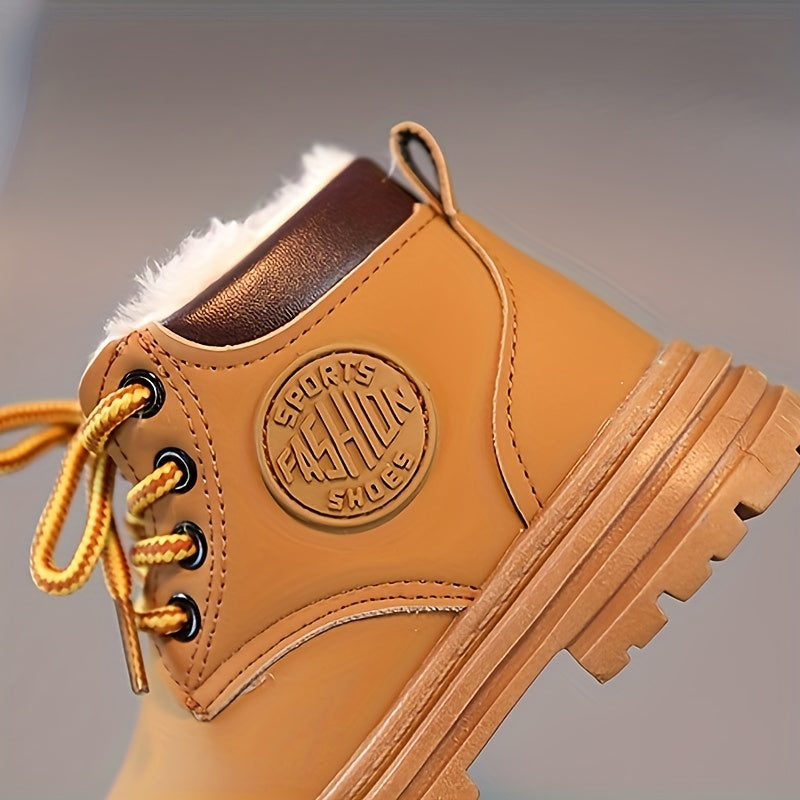 Trendy Fleece Stiefel für Jungen - Warm und Wasserdicht