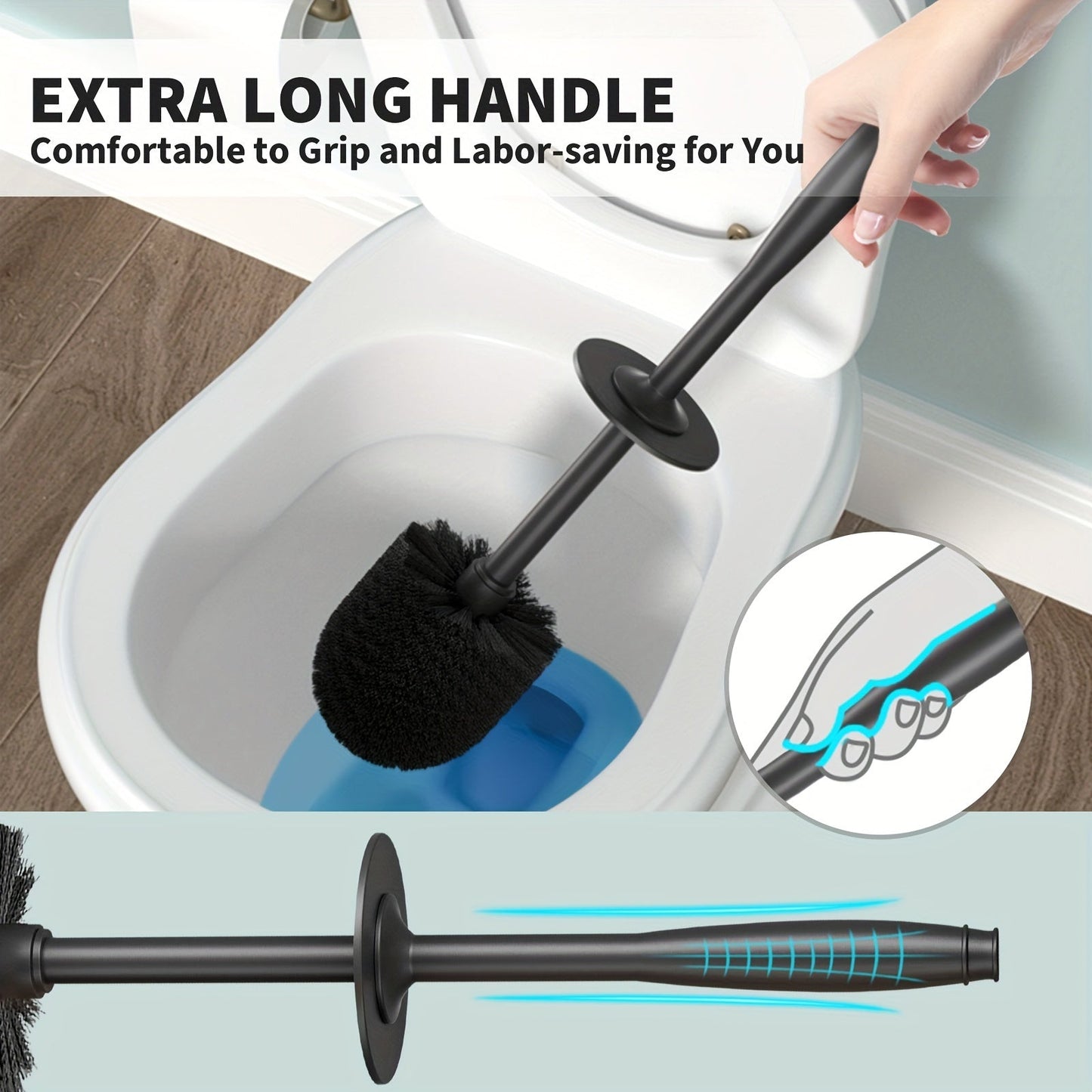 Stilvolle Toilettenbürste mit Halter – Für ein sauberes Badezimmer