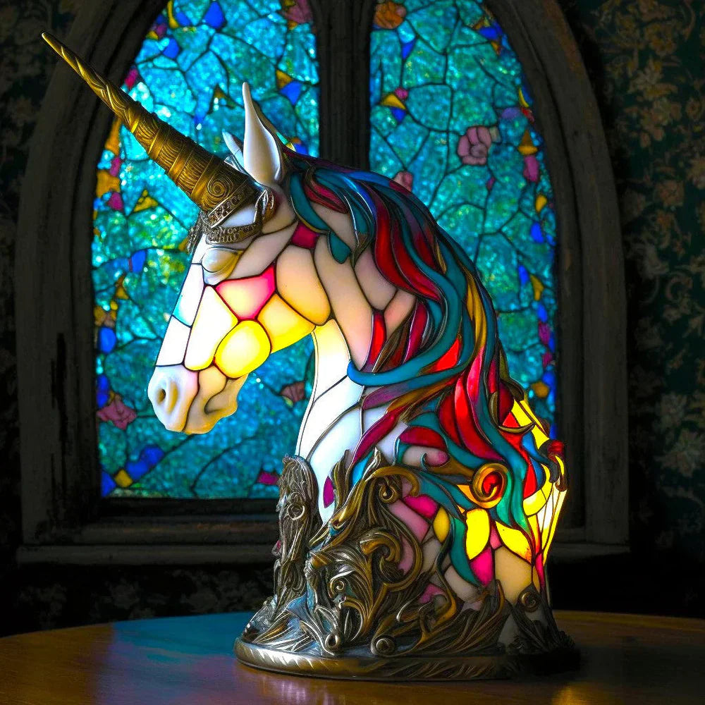 Künstlerische Glasmozaik Tierlampe – Farbe und Atmosphäre im Haus