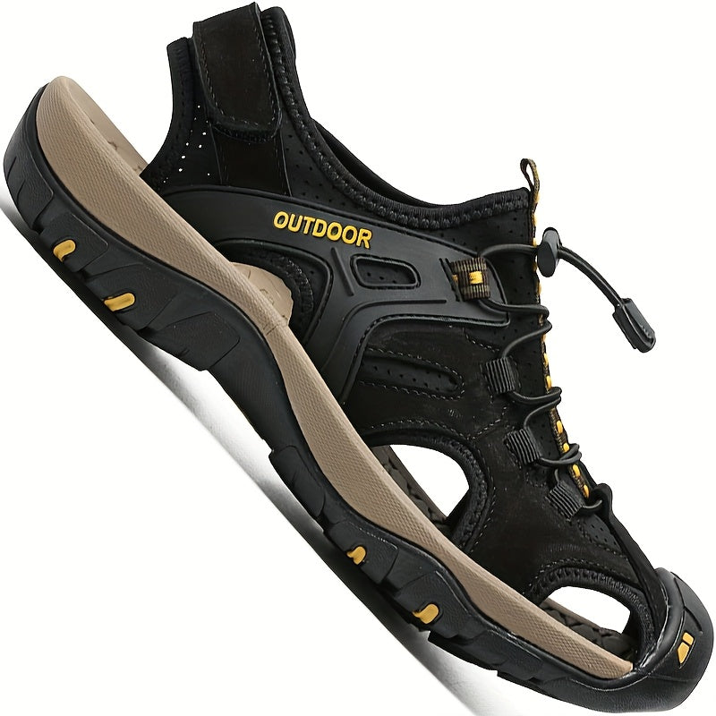 Herren Premium Leder Fischer Sandalen – Bequem & Langlebig