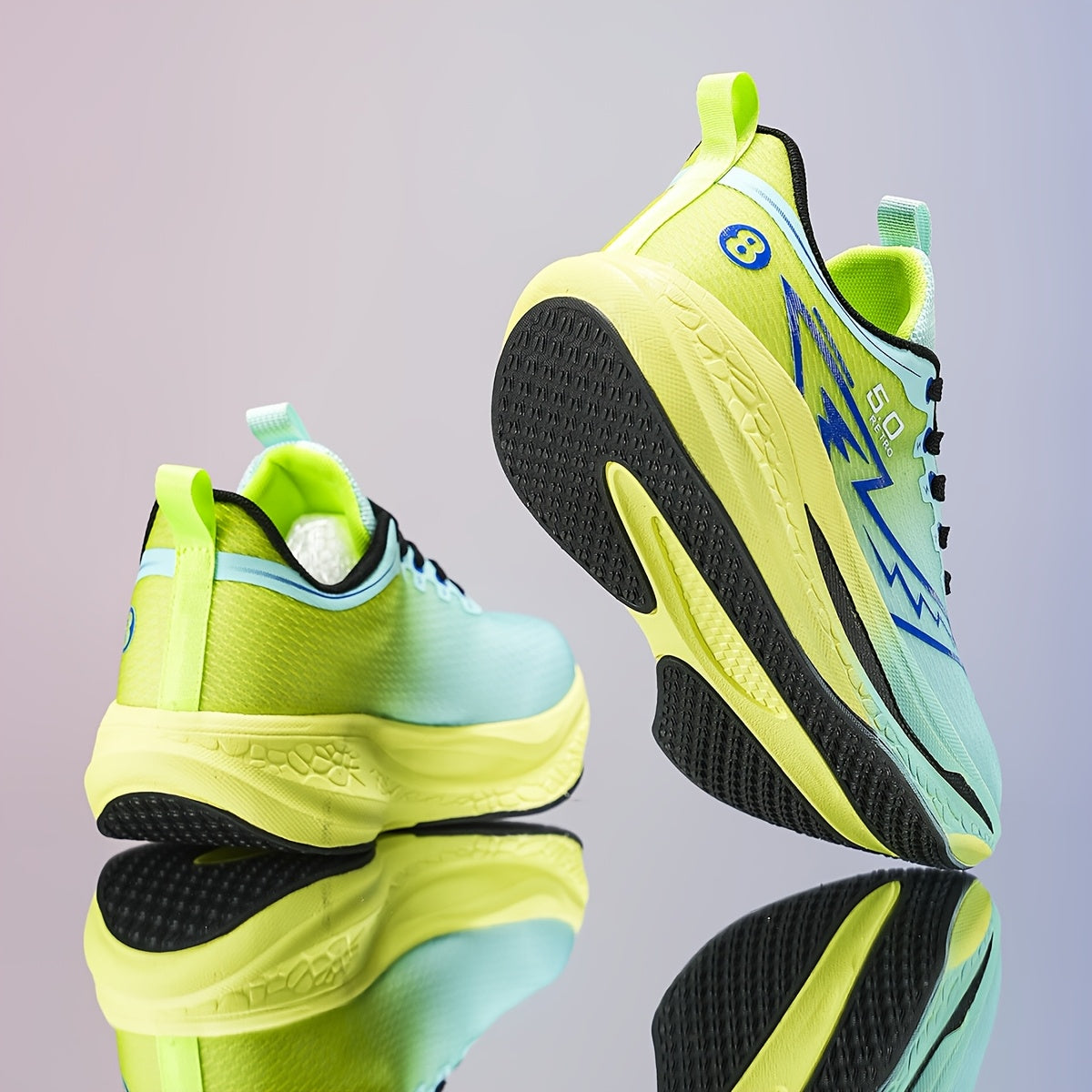 Leichte atmungsaktive Laufschuhe für Herren – Stilvolle Outdoor-Sneaker