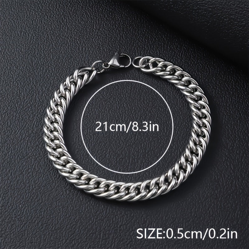 UrbanSteel Armbandenset – Cool und Trendy für Herren
