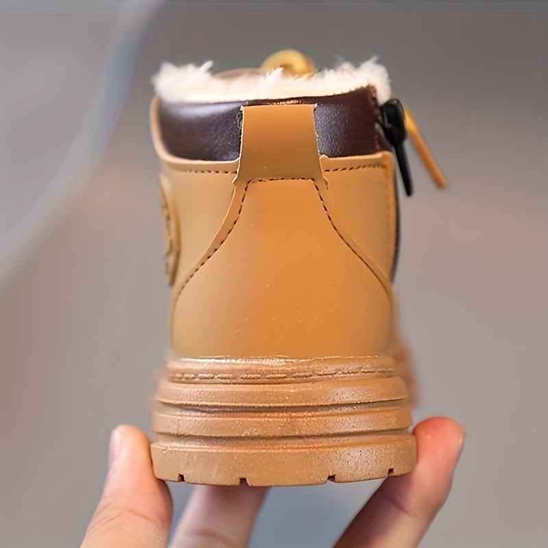 Trendy Fleece Stiefel für Jungen - Warm und Wasserdicht