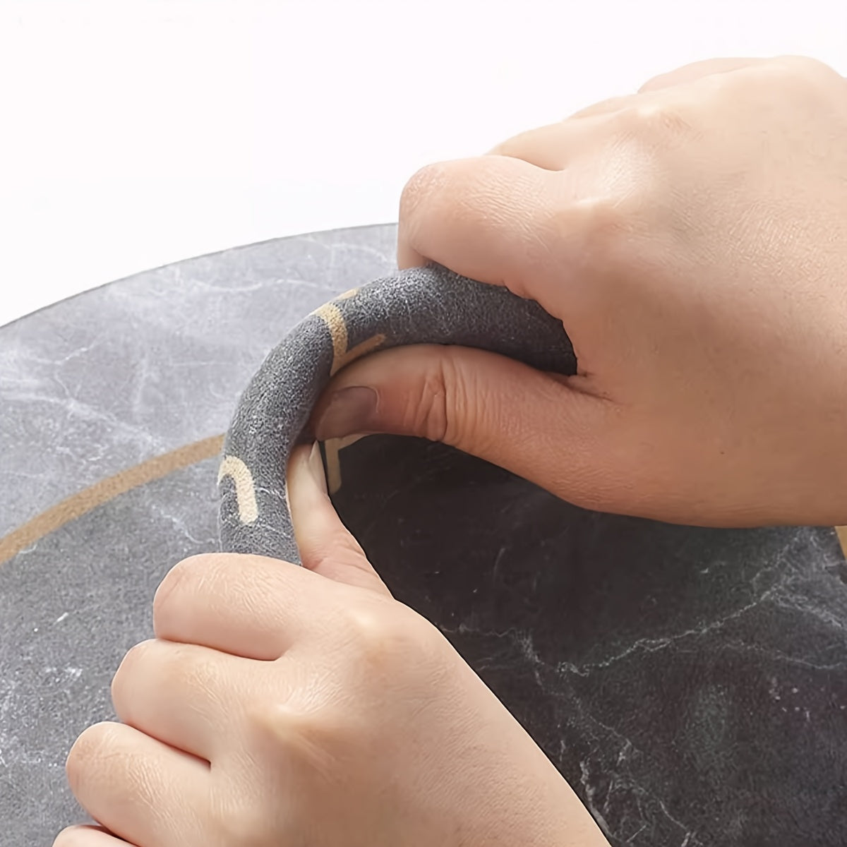 Lucky Charm Schnell Trocknende Badmatte – Geometrisches Design mit Rutschfestigkeit für Dusche und Eingang