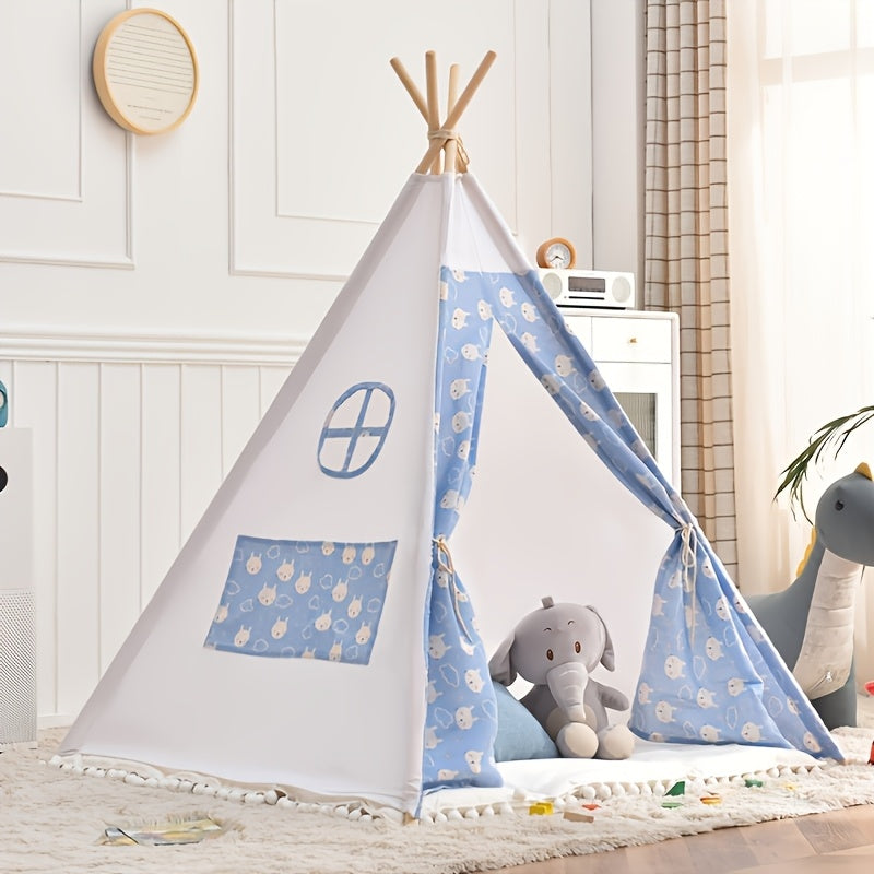 KiddieTipi Multifunktionales Tipi Zelt – Weiche Zelte für drinnen und draußen
