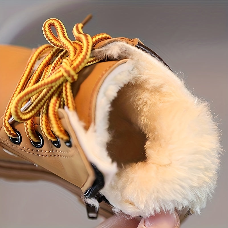 Trendy Fleece Stiefel für Jungen - Warm und Wasserdicht