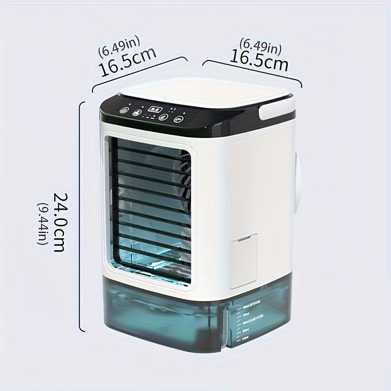 Tragbare Mini-Wassergekühlte Klimaanlage – USB-betrieben mit großem Tank