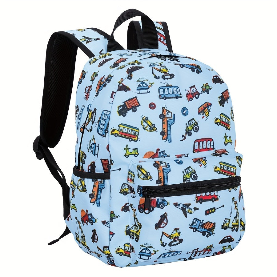 Fröhlicher Auto-Rucksack für Kinder – Für abenteuerliche Schultage