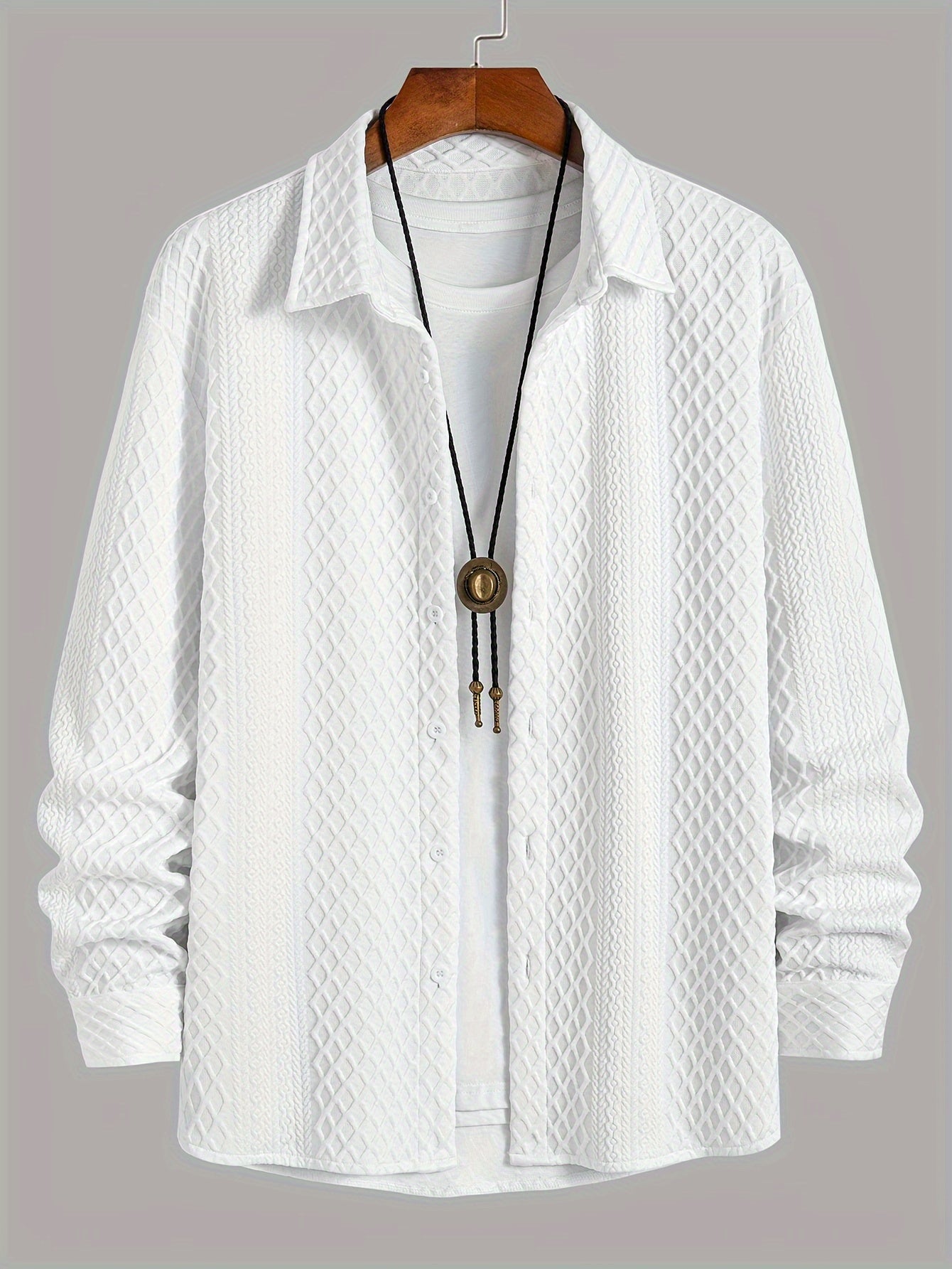 Herren Stretch Tricot Hemd - Moderner Komfort mit klassischem Twist