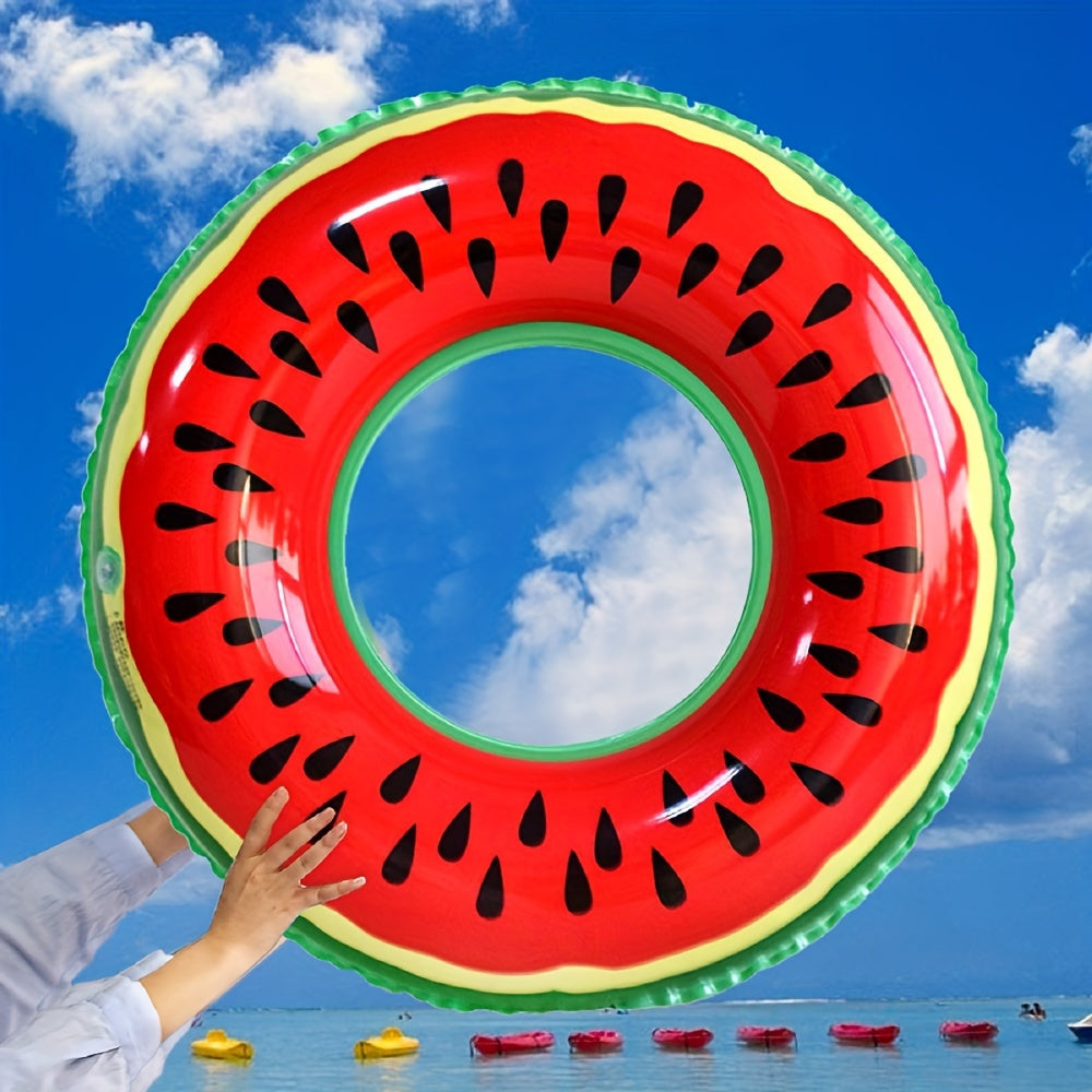 Frucht-Themen Aufblasbare Poolfloats – Set aus 3 strapazierfähigen Ringen