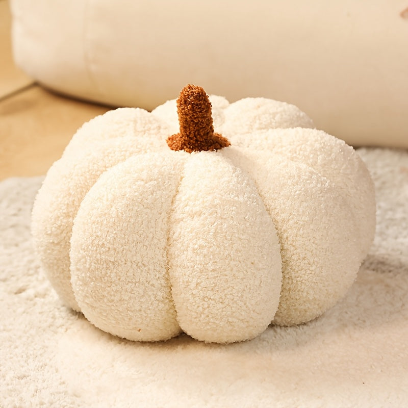 Plüsch Kürbis Kissen – Gemütlich und Weich für Herbstdekoration