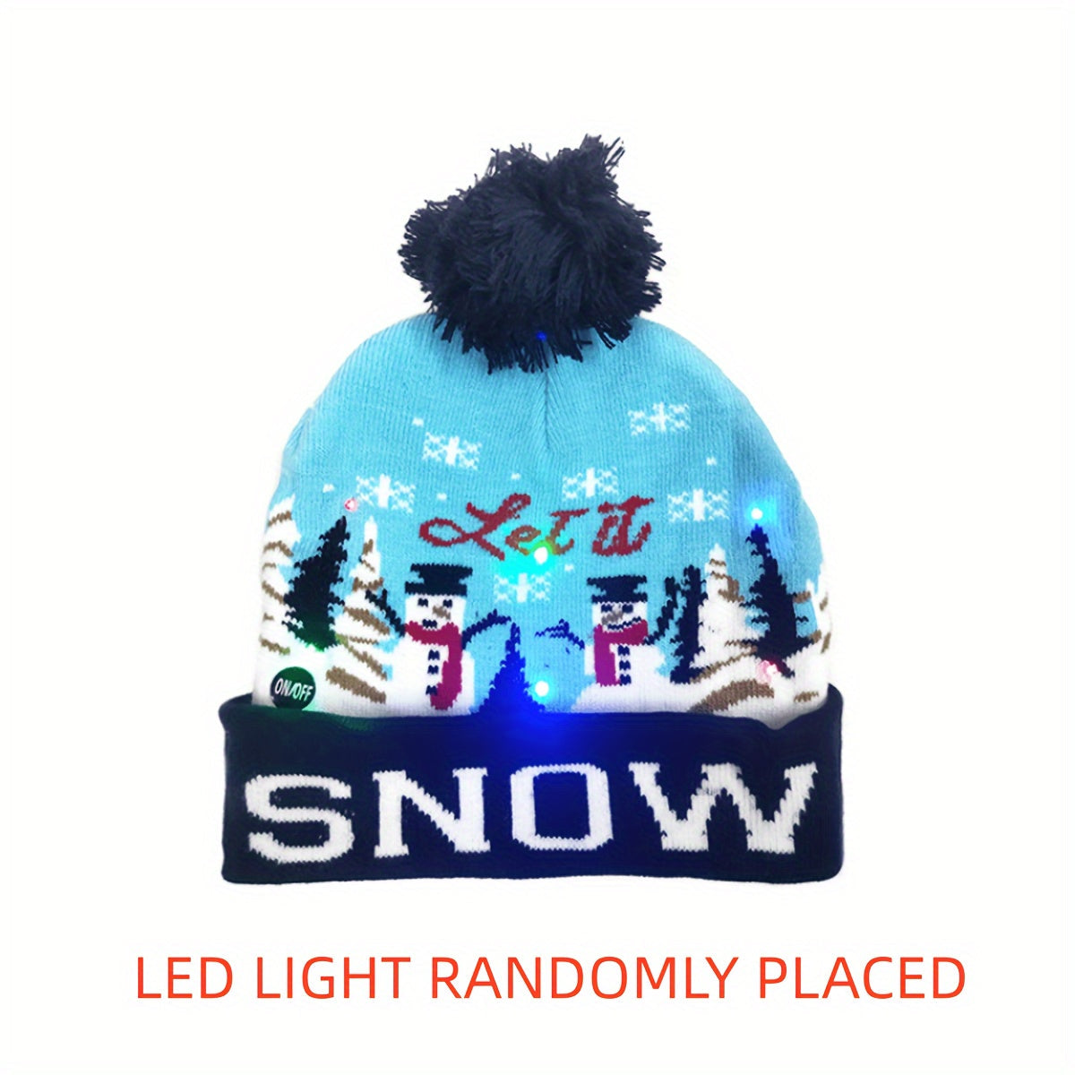 Frosty LED Weihnachtsmützen – Erleuchtet und Fröhlich für die Feiertage