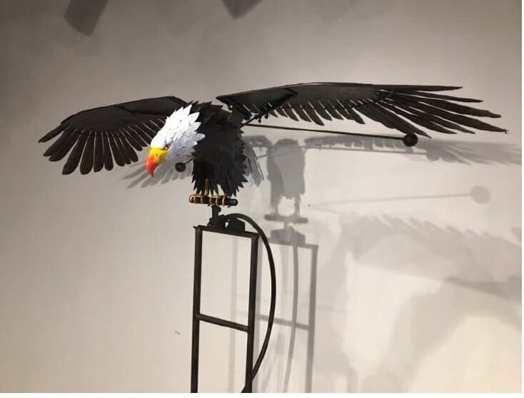 Metall Vogel Windgenerator - Dekorative Gartenornamente