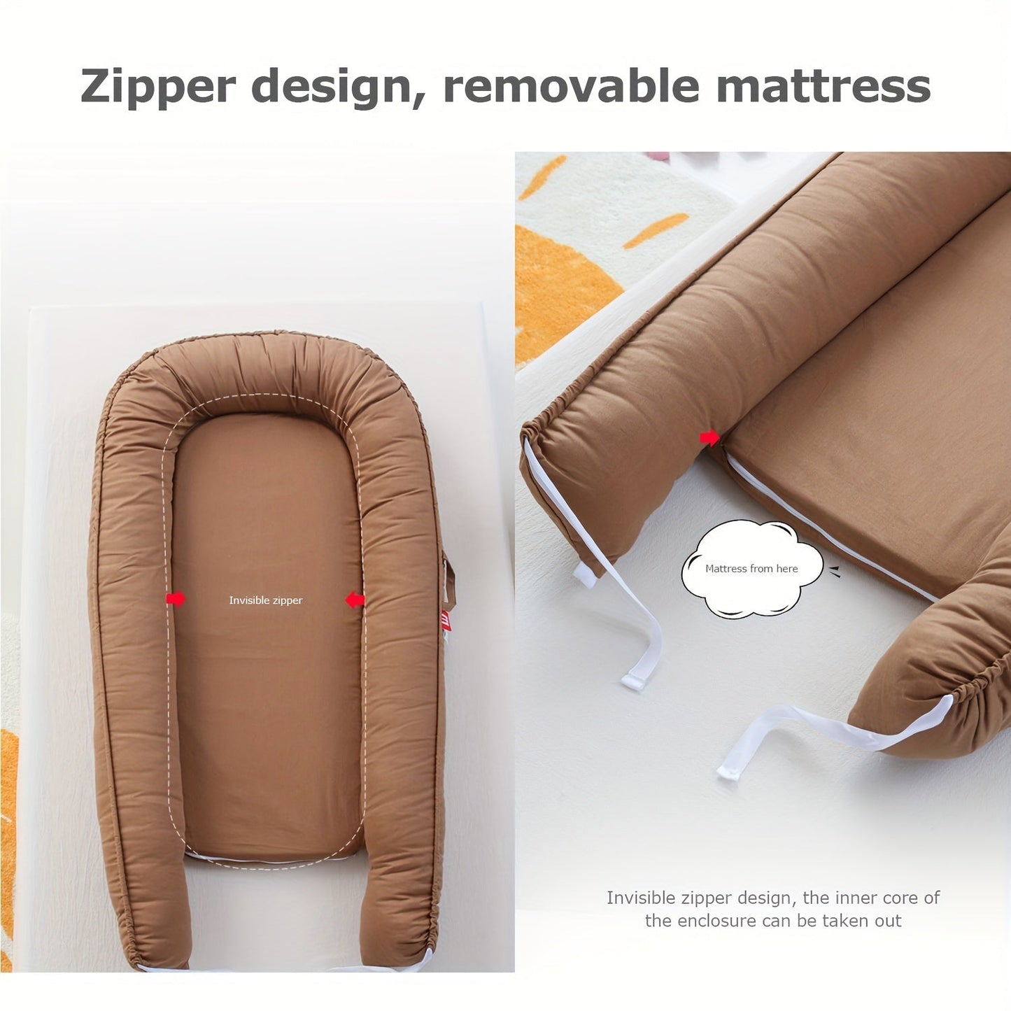 Weiche Traum Baby Lounger – Komfort und Schutz für dein Kleines