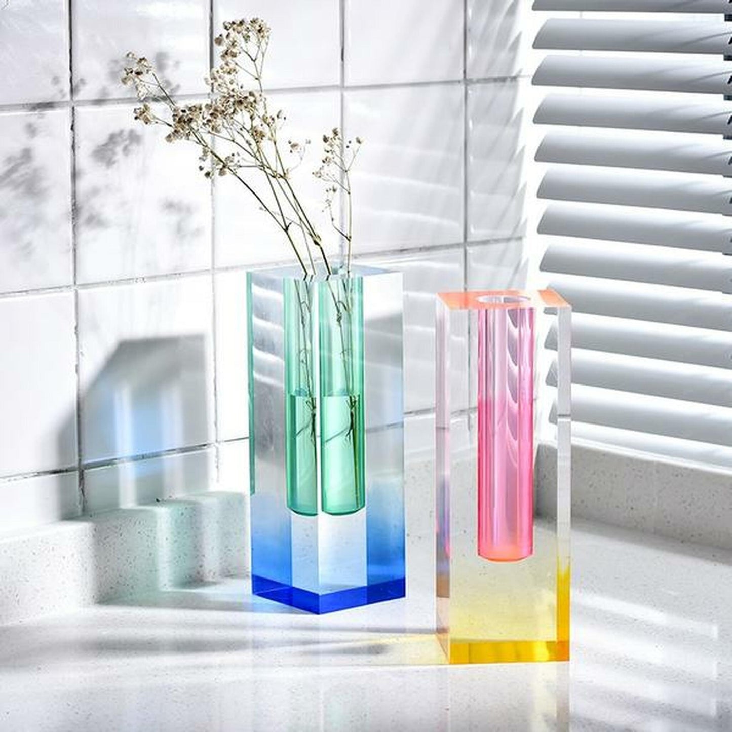 Kaleidoscope Vasen – Bunte Blumenvasen für eine Frische Umgebung