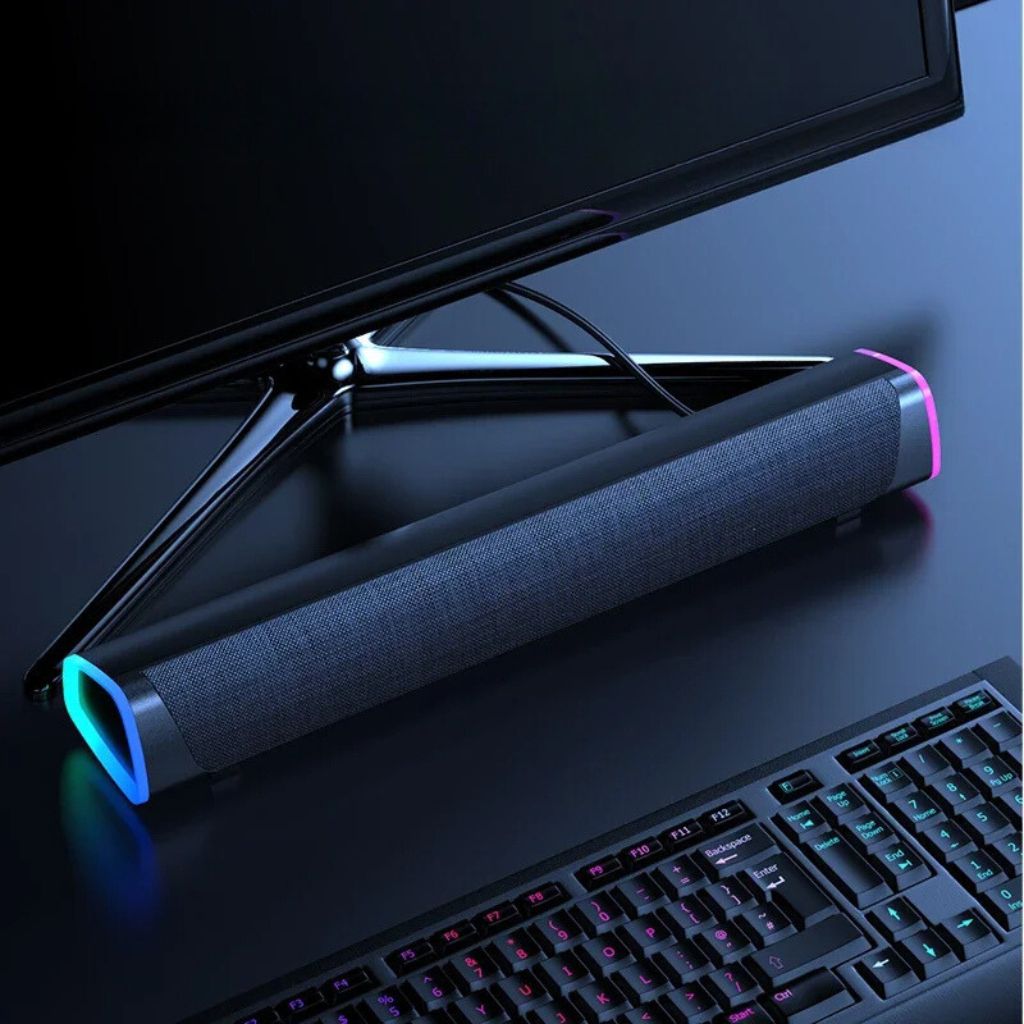 SonicBeam Gaming Soundbar – Dynamischer Klang mit LED-Ambiente