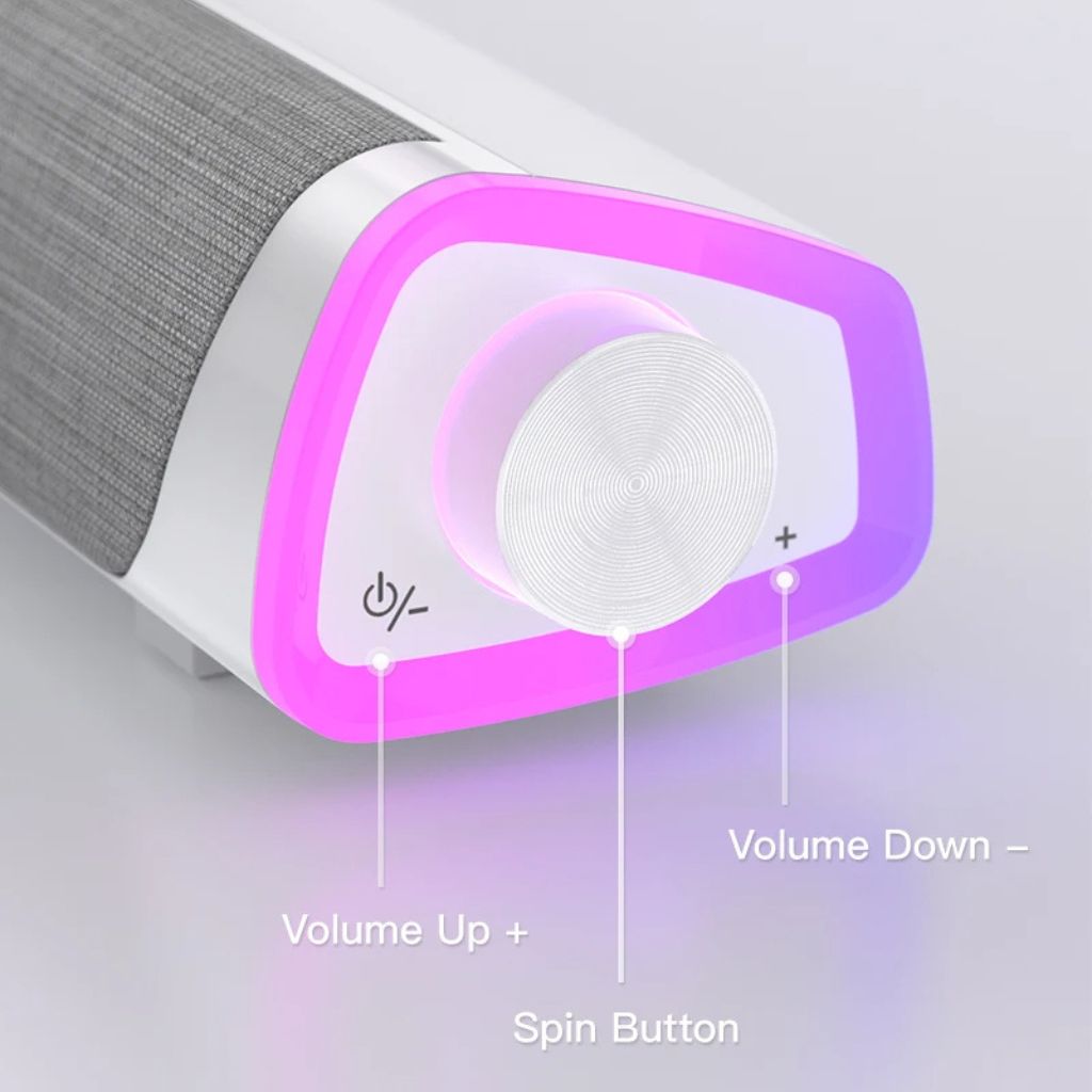 SonicBeam Gaming Soundbar – Dynamischer Klang mit LED-Ambiente