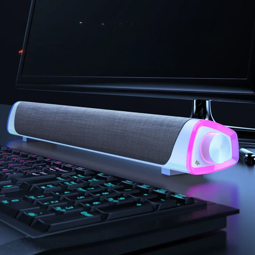 SonicBeam Gaming Soundbar – Dynamischer Klang mit LED-Ambiente