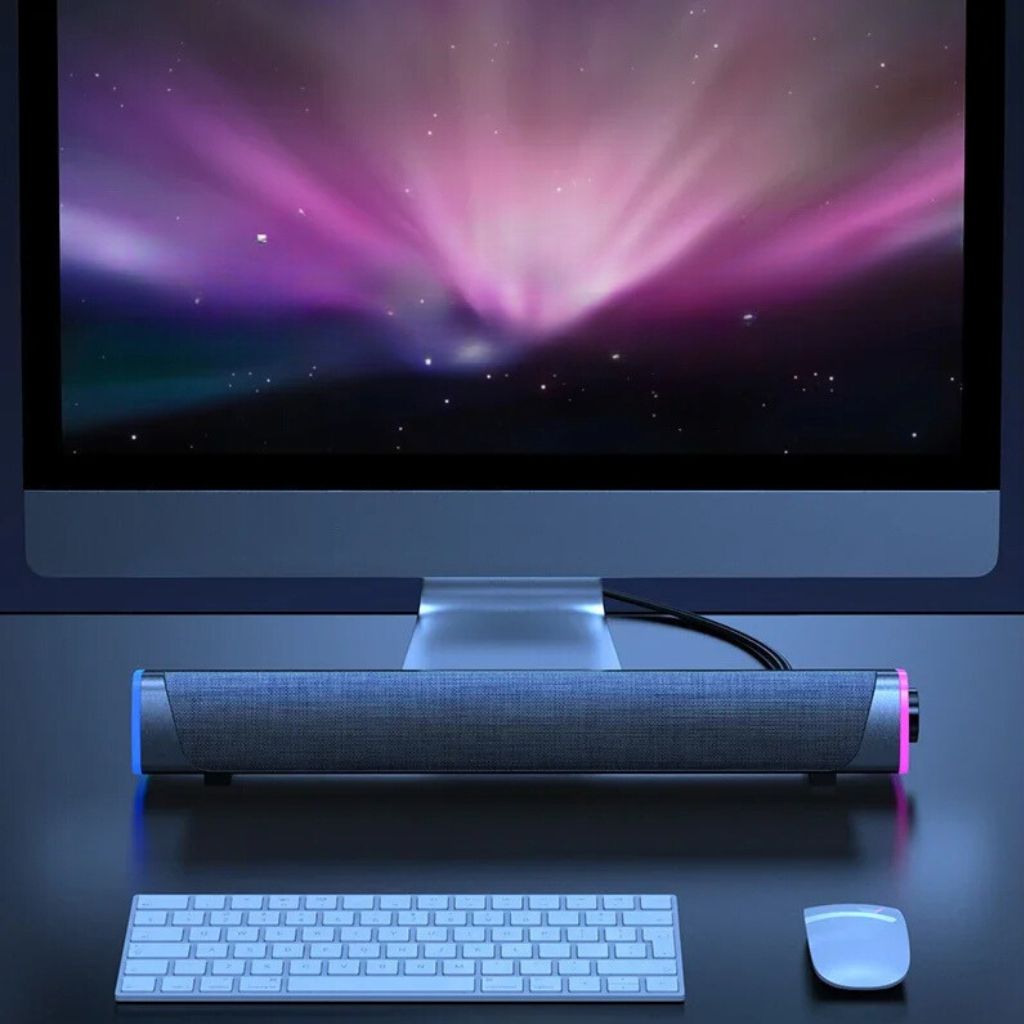 SonicBeam Gaming Soundbar – Dynamischer Klang mit LED-Ambiente